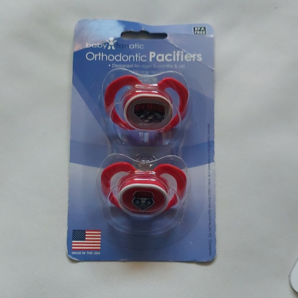 Baby Fanatic Red Orthodontic Pacifiers
